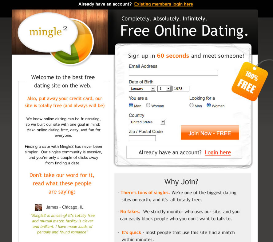 Absolutely free online dating sites in usa